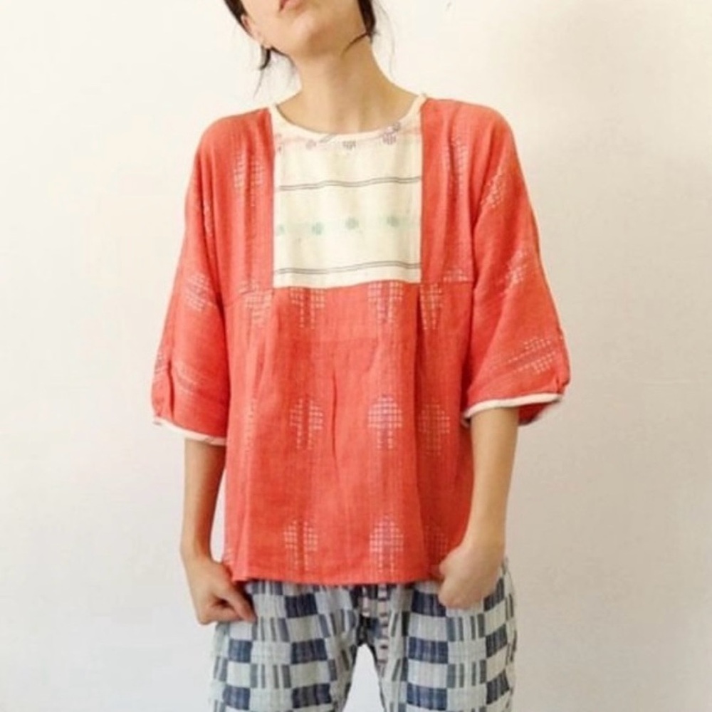 Ace & Jig popham pullover orange top - Picture 2 of 11